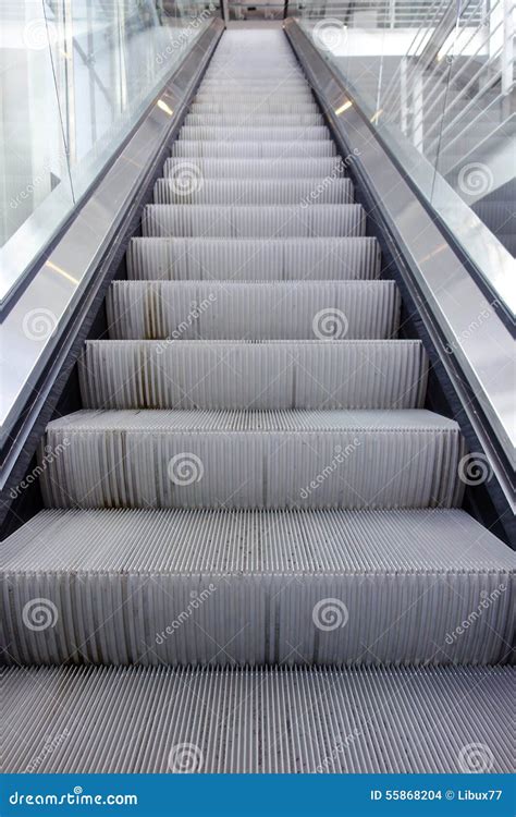 Escalator Stock Photo Image Of Business Fast Building 55868204