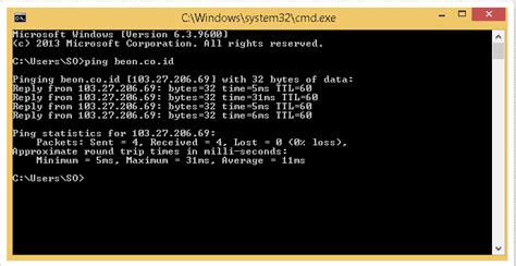 Tutorial Cara Cek Ping Menggunakan Cmd Dengan Mudah