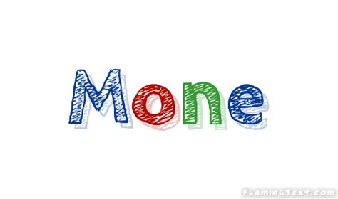Mone Лого | Бесплатный инструмент для дизайна имени от Flaming Text