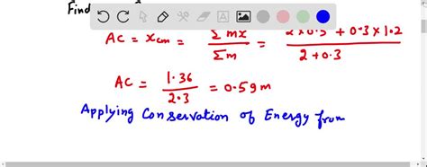 Solved A Pendulum Consists Of A Rod Of Mass Kg And Length M