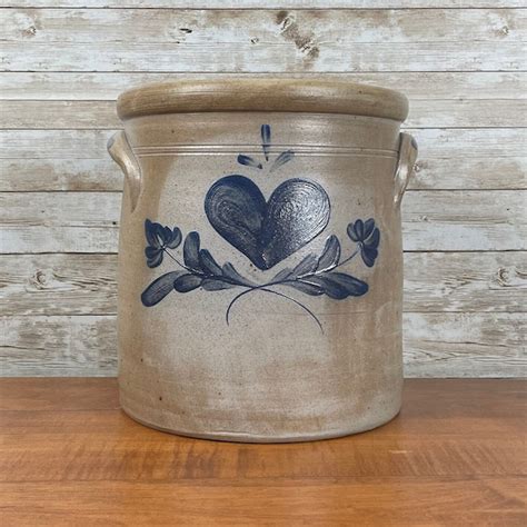 2 Heart Crock Etsy