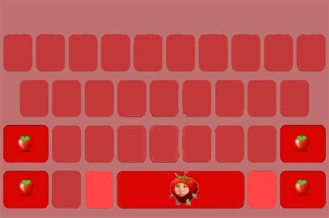 Teclado Chae Fresita