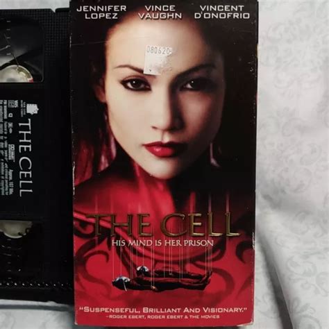 THE CELL VHS VCR Video Tape Movie Used Jennifer Lopez Vince Vaughn 5