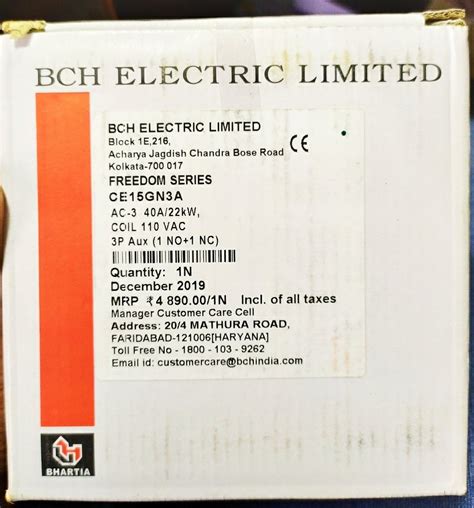 Bch Contactor Bch Pole Contactor Latest Price Dealers Retailers