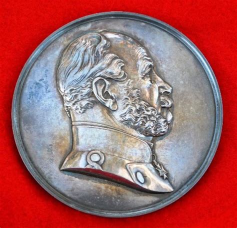 Kingdom Of Prussia Medal Of Kaiser Wilhelm I Silver Medallion Berlin