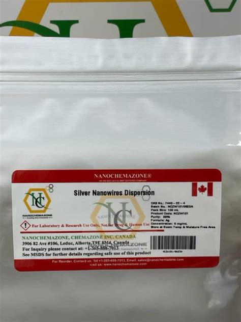 Silver Nanowires High Purity Low Price 45 Nanochemazone