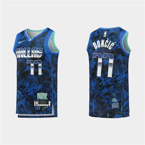 Dallas Mavericks Luka Doncic Nike Blue Select Series Rookie Des