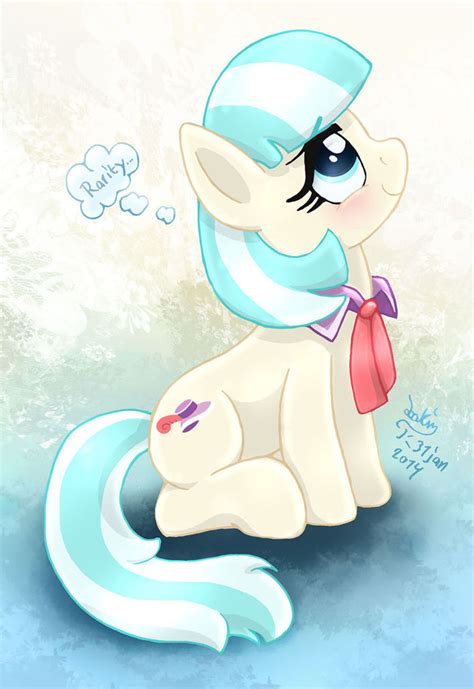 539679 Safe Artist Joakaha Coco Pommel Pony Blushing Daydream