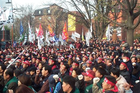 민중대회 개최민중연대로 민중생존권 쟁취 촉구