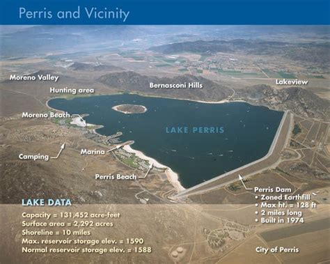 Lake Perris Camping Map - Map Worksheets