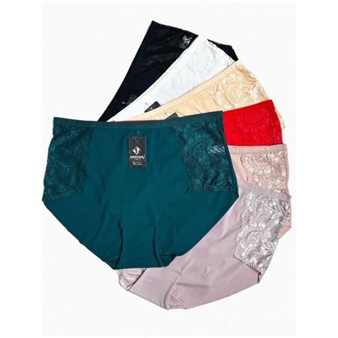 Женские трусики слипы Anttifu 2XL однотонные 12301 - 7 шт. от продавца ...
