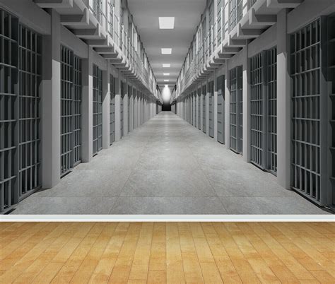 Prison Cell Wallpaper Mural Bedroom Wall Room Backdrop Travel Agent ...