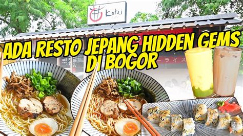 Food Trip Kotei Japanese Restaurant Bogor Youtube