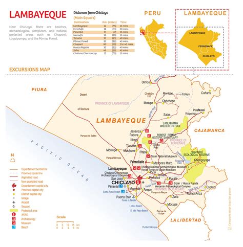 Mapa Lambayeque En By Visit Peru Issuu