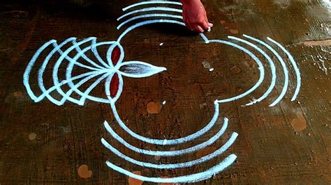 Navaratri Rangoli KolamDeepavali Vilakku Kolam With DotsDiwali