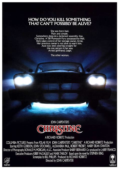 Christine Movie Poster - Classic 80's Vintage Poster - prints4u