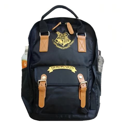 Mochila Hogwarts Todas As Casas Harry Potter Preto MKP Toyshow