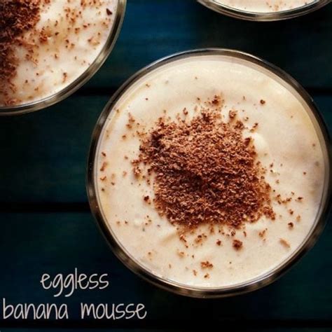 Banana Mousse Recipe How To Make Banana Mousse