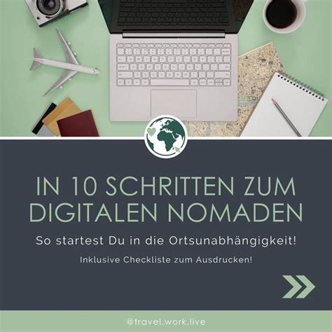 In Schritten Zum Digitalen Nomaden Mein Erster Kostenloser Guide