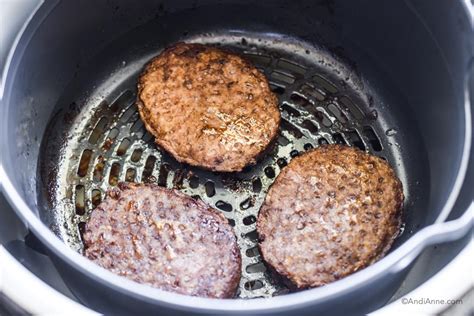 Air Fryer Hamburgers Come Out Perfect Every Time AndiAnne