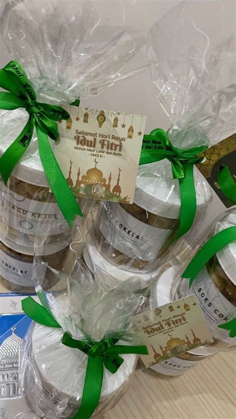 Hampers Kue Kering Lebaran Soes Cokelat Makanan Minuman Snek Di