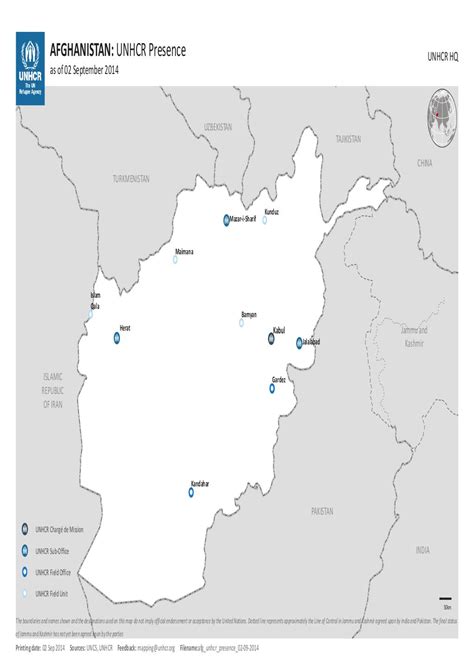 Document Afghanistan Unhcr Presence Sep