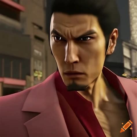 3d Rendering Of Kiryu Kazuma Resembling Ichiban Kasuga On Craiyon