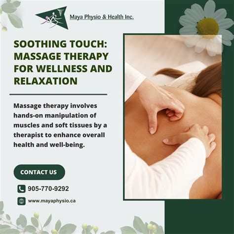 Massage Therapy When You Come To Our Massage Therapy By Maya Physio