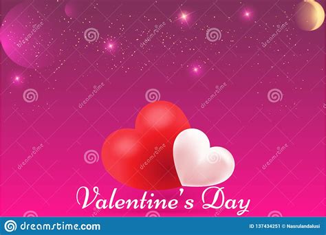 Happy Valentine`s Day Wallpaper, Poster, Card Template. Stock Vector ...