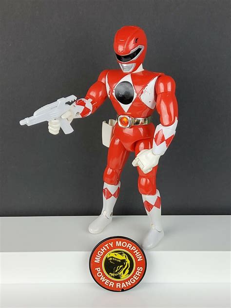 Vintage 1993 Mighty Morphin Power Rangers RED RANGER Jason 8 Action