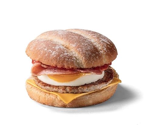 New Bacon Sausage Egg And Cheese Roll Added To Mcdonalds Menu