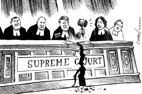 Cartoon: Polarization and anger at the Supreme Court – The Moderate Voice