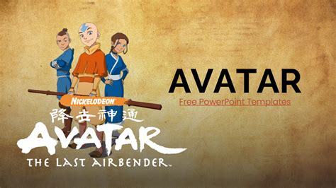 Free Avatar The Last Airbender PowerPoint Template - Prezentr