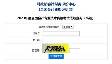 全国2023年高级会计师考试成绩查询入口开通 高级会计师 正保会计网校
