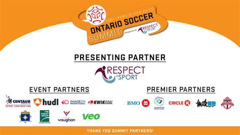 Ontario Soccer Proud To Announce Premliminary Partner Lineup For 2024