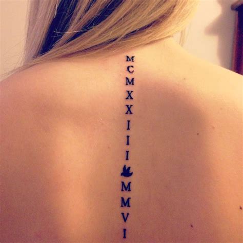 1001 + ideas for a simple but meaningful roman numeral tattoo ...