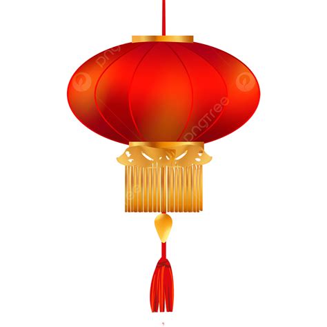 Chinese New Year Lantern White Transparent New Year Red Lantern