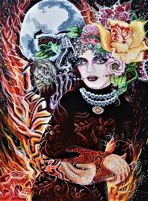 Death And The Maiden Painting By Yelena Tylkina Fine Art America