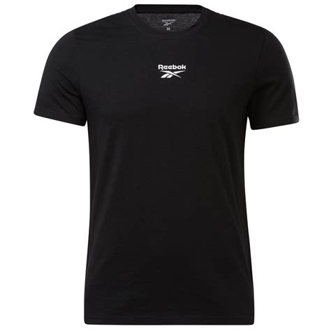 Koszulka M Ska Reebok Training Essentials Tape Tee Czarna Gq