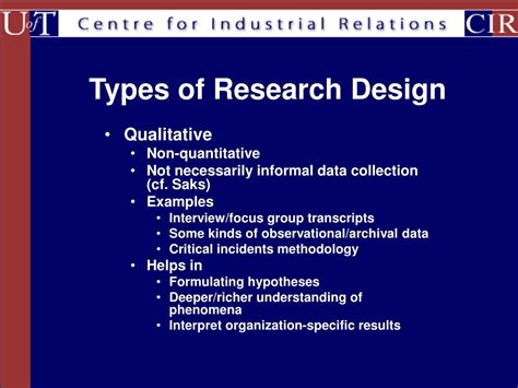 PPT - Research Methods & Design Outline PowerPoint Presentation - ID:229839