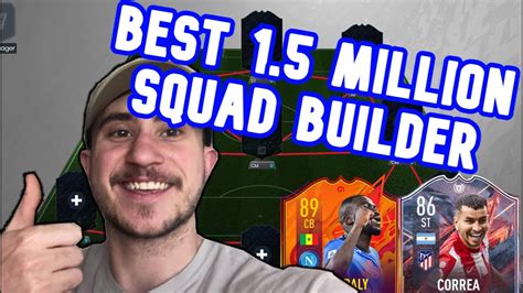 BEST 1 5 MILLION COIN SQUAD BUILDER ON FIFA 22 FOR JANUARY FIFA 22