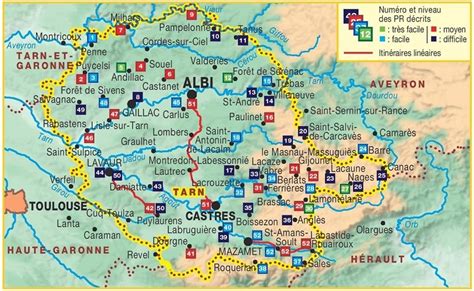 Large Map Of Tarn France