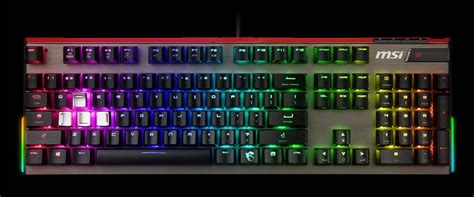 MSI Vigor GK80 Wired Cherry MX RGB Red, RGB Gaming Keyboard | Help Tech ...
