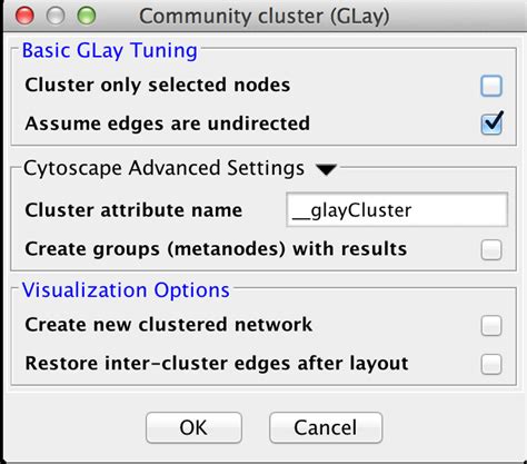 clusterMaker2: Creating and Visualizing Cytoscape Clusters 
