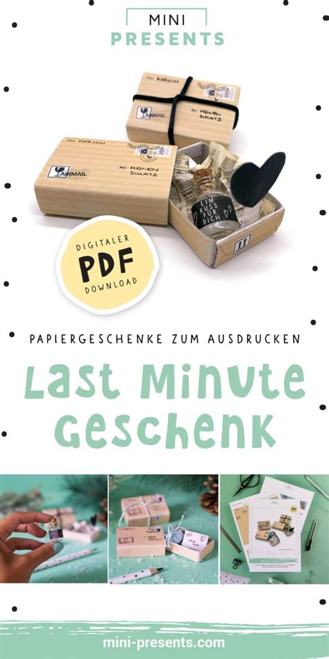 LAST MINUTE DIY Weihnachtsgeschenke In 15 Minuten Selber Machen Mini