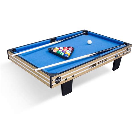 Mini Pool Table Top Games: 36-Inch Tabletop Billiards Table Set with 16 ...