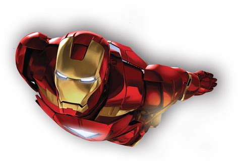 Iron Man Flying transparent PNG - StickPNG