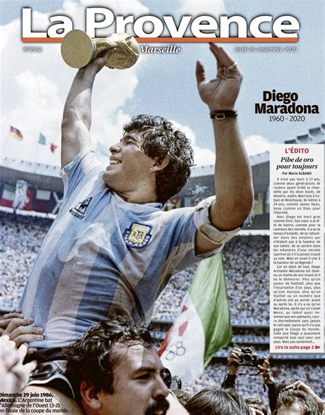 La muerte de Maradona en los diarios del mundo
