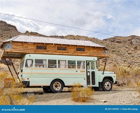 Abandoned RV Car Of The Nelson Ghost Town Editorial Photo Image Of