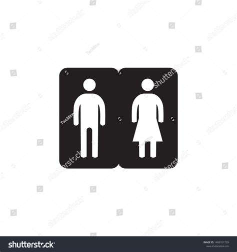 toilet icon logo design template stock vector royalty